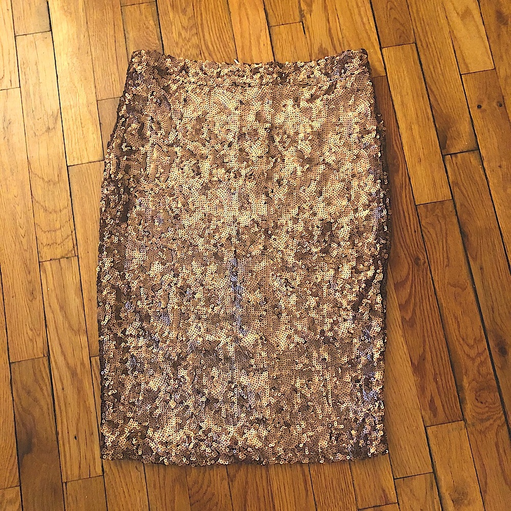 Sequins pencil skirt
